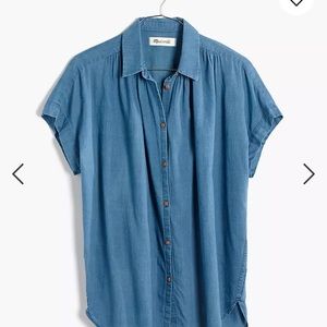 Central Shirt in Bright Indigo